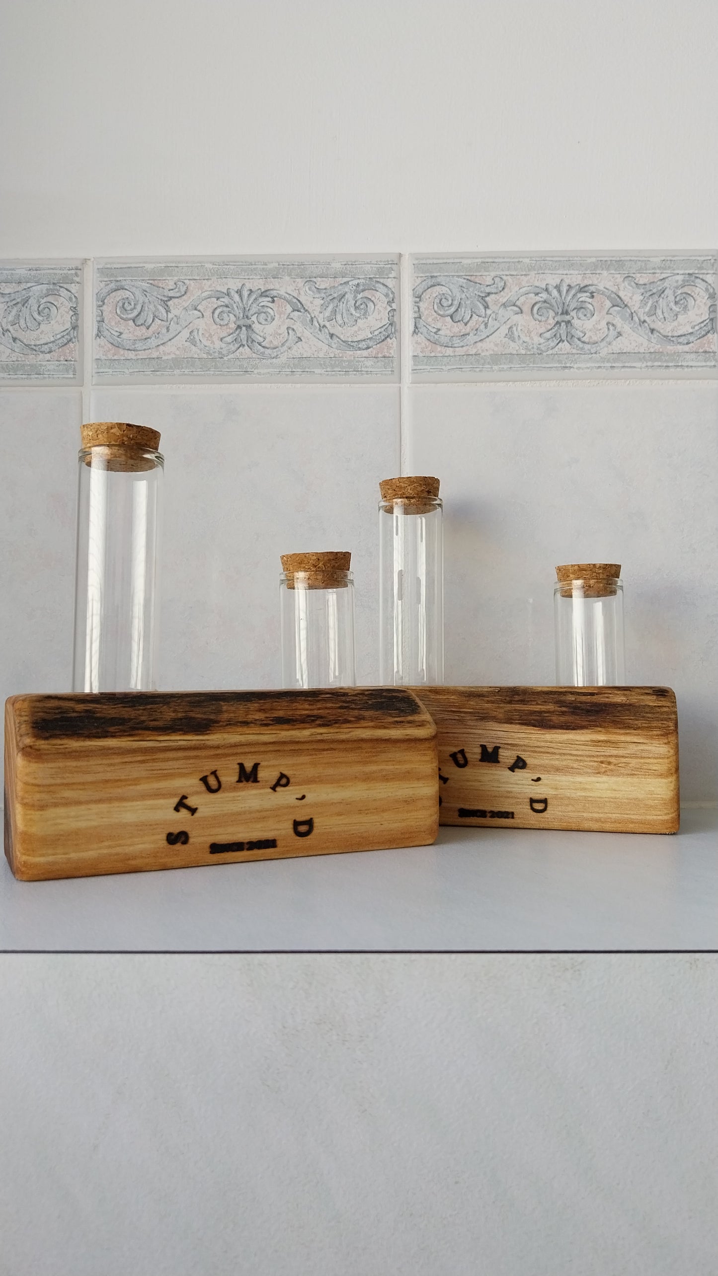 Bud Vase / Plant Propagation 2 tubes - Marri