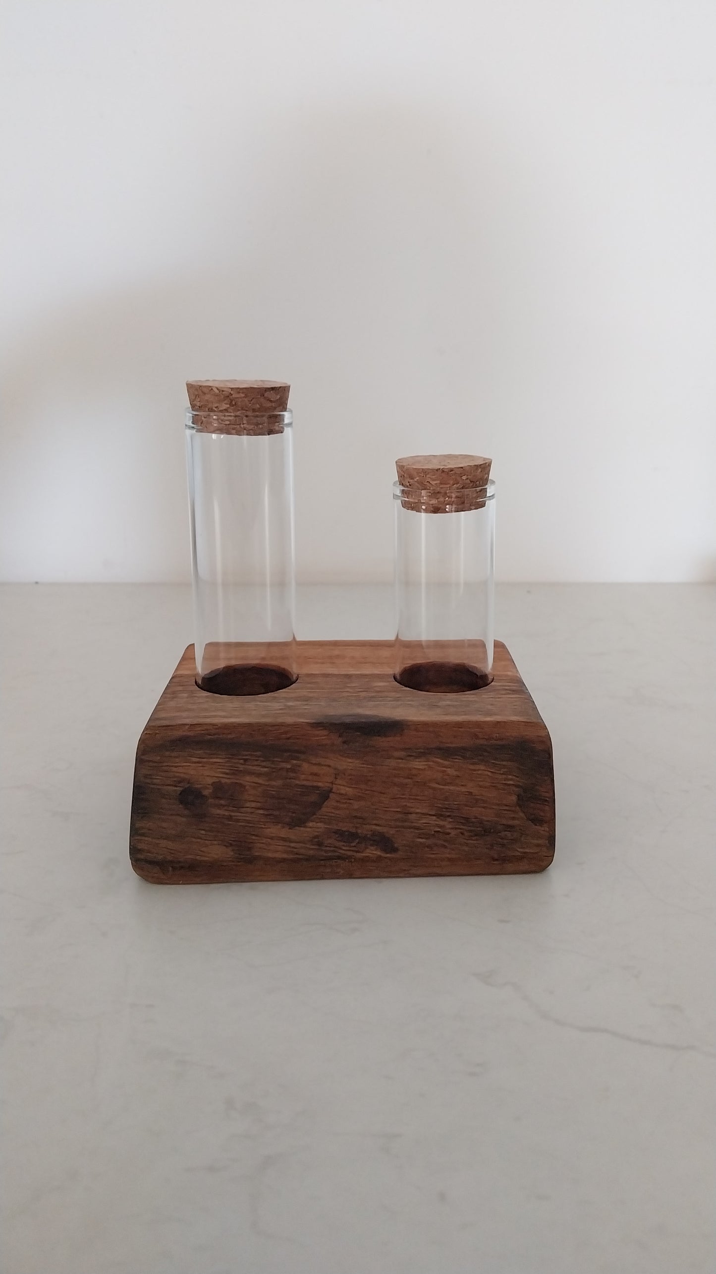 Bud Vase / Plant Propagation 2 tubes - Marri