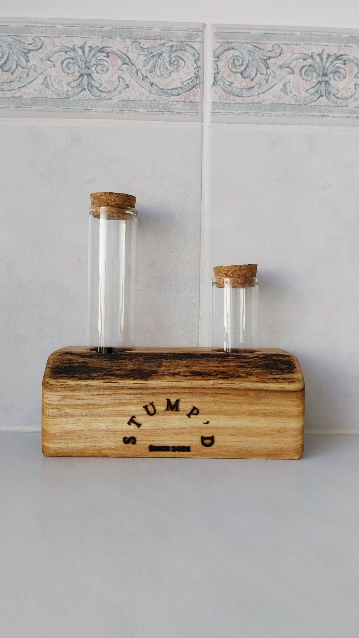 Bud Vase / Plant Propagation 2 tubes - Marri