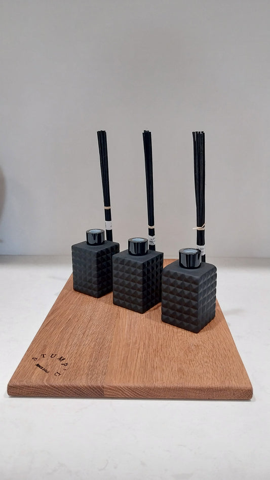 Diffuser ~ Stumpdsince2021 Scents~ Black Geo Glass ~150ml