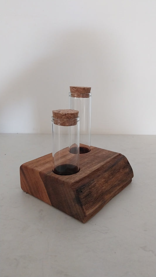 Bud Vase / Plant Propagation 2 tubes - Marri