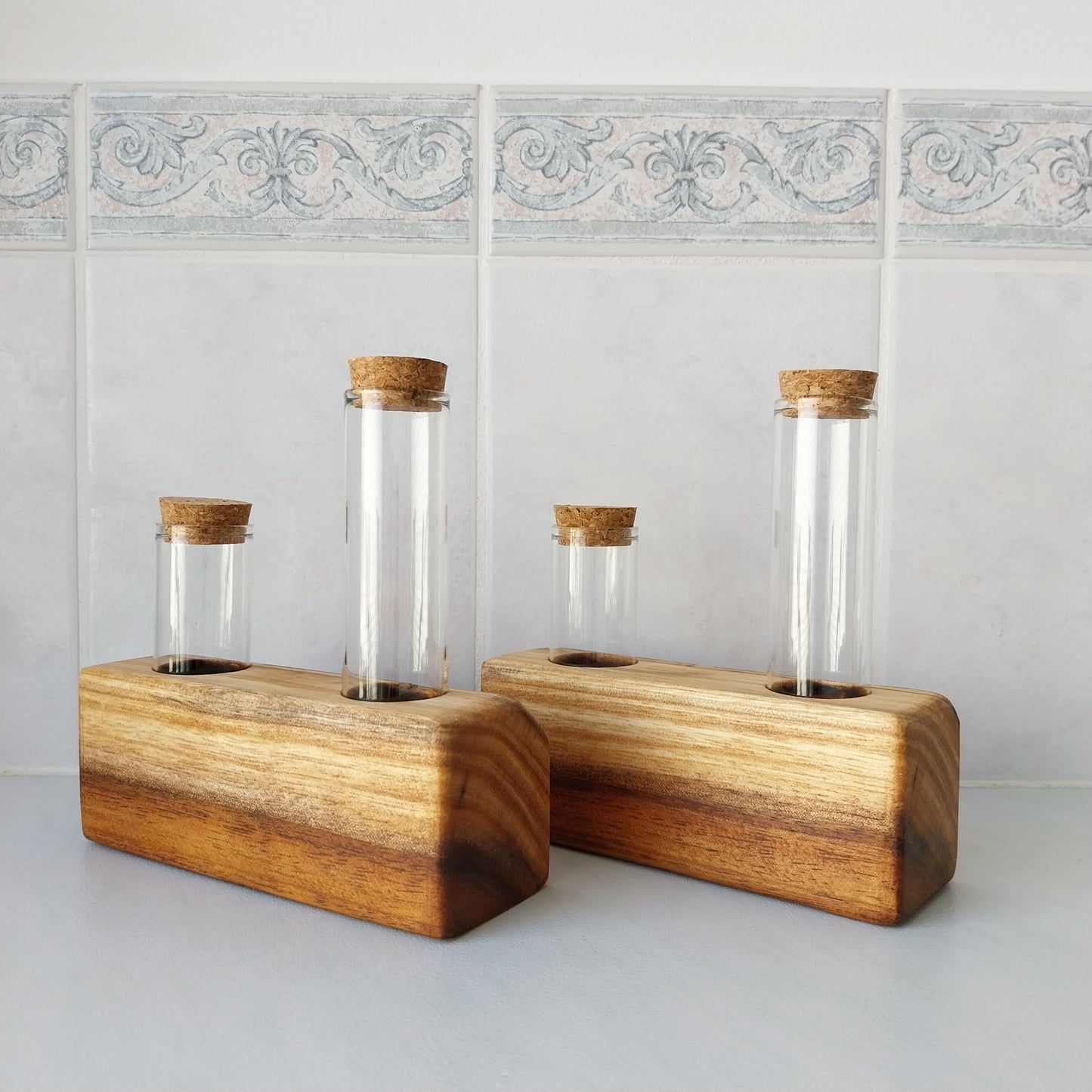 Bud Vase / Plant Propagation 2 tubes - Marri