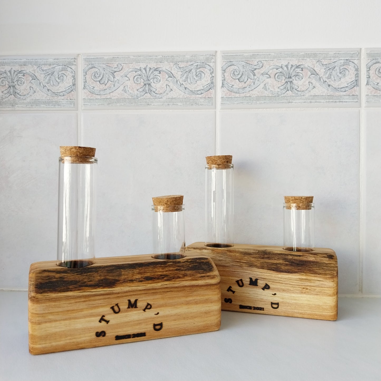 Bud Vase / Plant Propagation 2 tubes - Marri